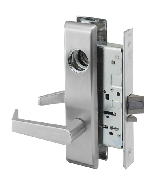 Yale AUCN8809FL LC Classroom or Office Mortise Lever Lock, Less Cylinder