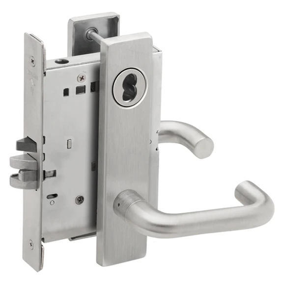 Schlage L9050B 03L Mortise Entrance/Office Lock, Accepts Small Format IC Core (SFIC)