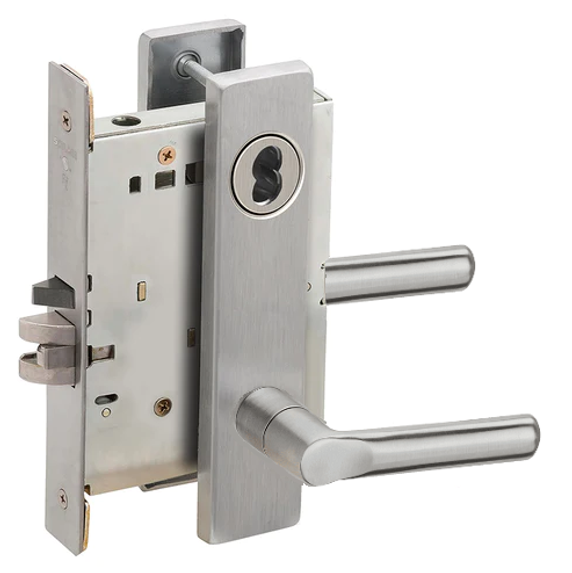 Schlage L9050B 18L Mortise Entrance/Office Lock, Accepts Small Format IC Core (SFIC)