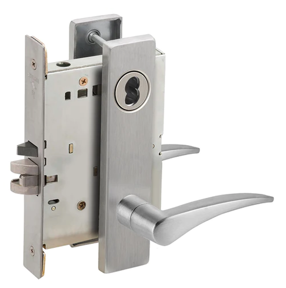 Schlage L9070B 12L Classroom Mortise Lock, Accepts Small Format IC Core (SFIC)