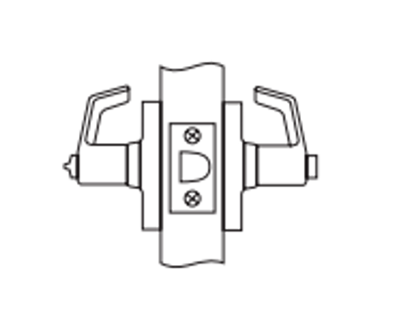 Corbin Russwin CL3120H AZD Grade 1 Hospital Privacy Cylindrical Lever Lock