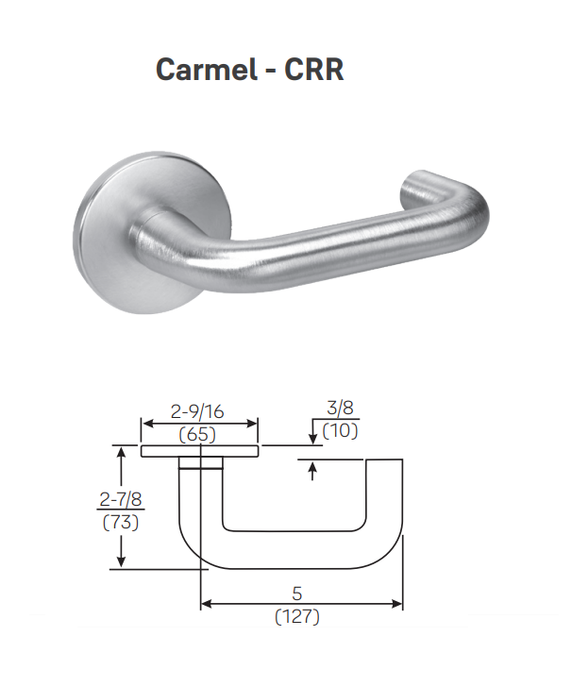 Yale CRR8808-2FL TRIM PACK Intruder Latchbolt Mortise Trim Pack