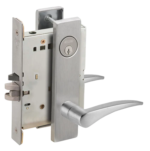 Schlage L9080P 12L Storeroom Mortise Lock w/ 12 Lever and L Escutcheon