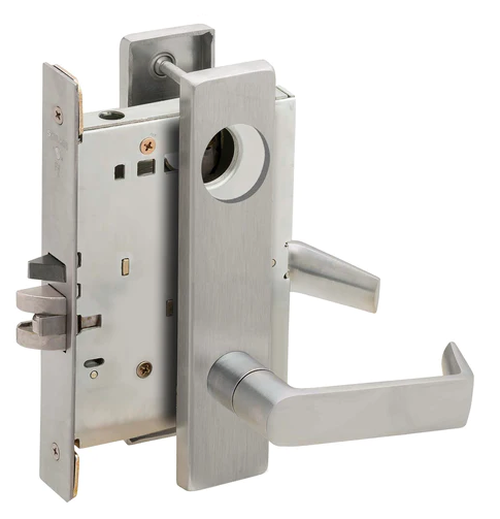 Schlage L9080L 06L Storeroom Mortise Lock, Less Cylinder