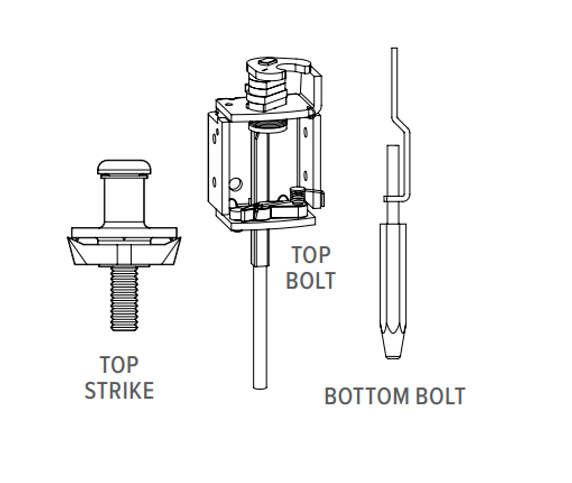 Adams Rite 8200MLR Surface Vertical Rod Exit Device w/ Motorized Latch Retraction