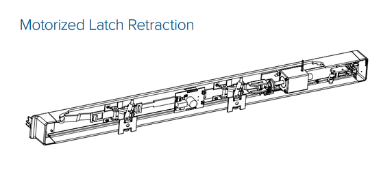 Adams Rite 8800MLR Narrow Stile Rim Exit Device w/ Motorized Latch Retraction