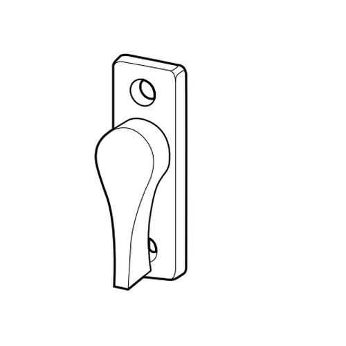 Adams Rite 1000 Series Turn w/ Escutcheon