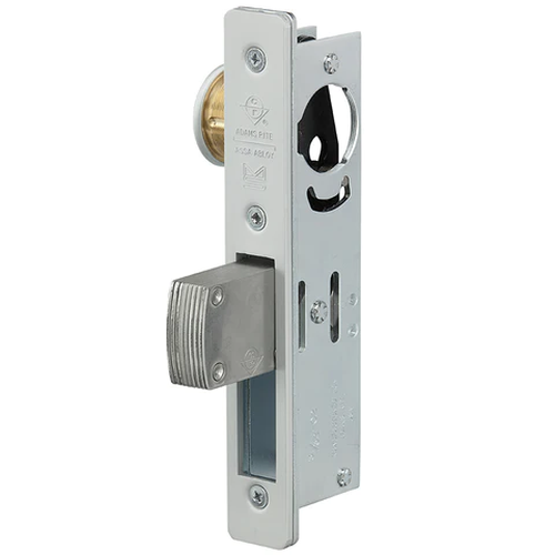 Adams Rite MS1851SW MS Deadlock, Radius Faceplate w/ Weatherstrip