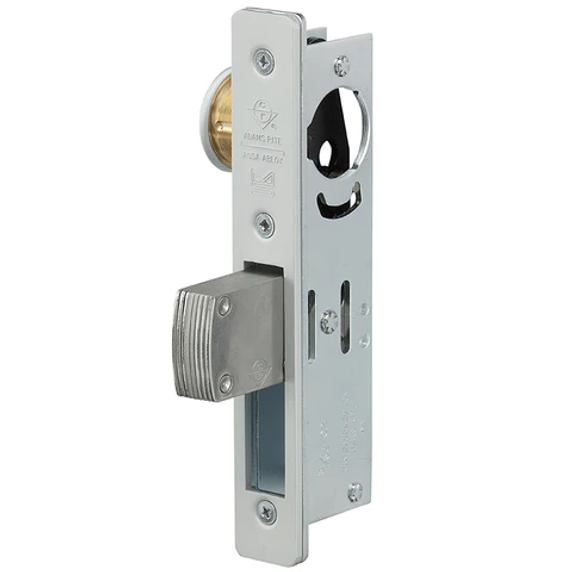 Adams Rite MS1851SW MS Deadlock, Radius Faceplate w/ Weatherstrip