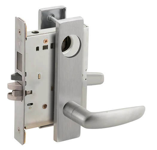 Schlage L9453L 07L Entrance Mortise Lock, Less Cylinder