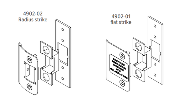 Adams Rite 4902 Short Deadlatch Strike