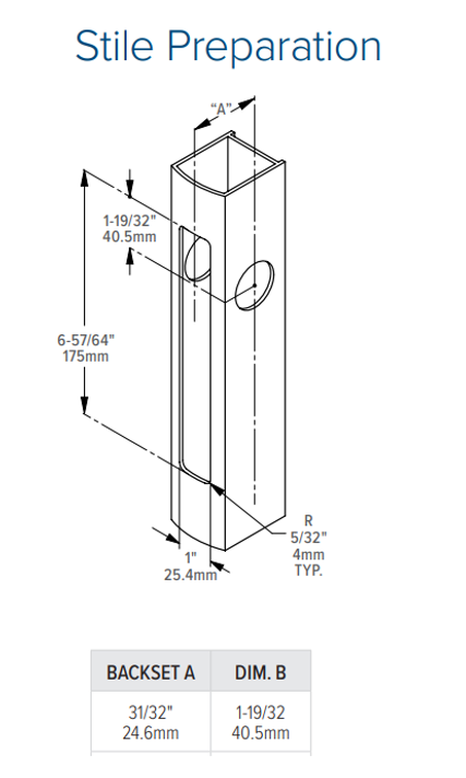 Adams Rite 4300-40 Steel Hawk Electrified Deadlatch w/ 1-1/2" Backset