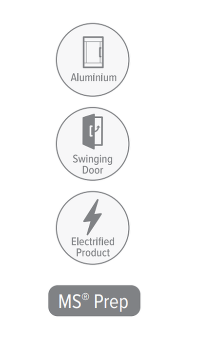 Adams Rite 4300-20-2RP Steel Hawk Electrified Deadlatch w/ 31/32" Backset, Mortised Strike