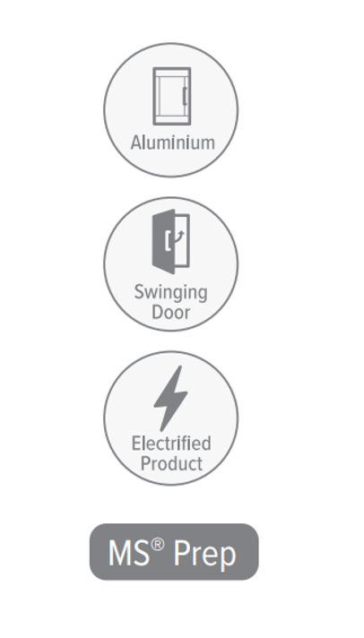 Adams Rite 4300-30-1RP Steel Hawk Electrified Deadlatch w/ 1-1/8" Backset, Surface Strike