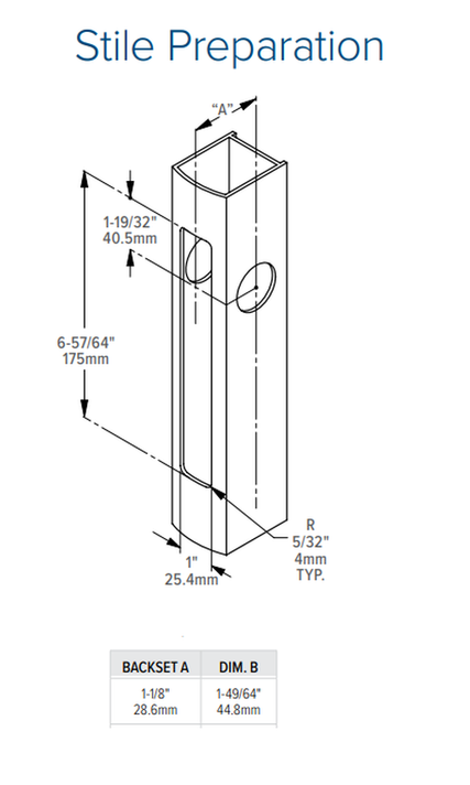 Adams Rite 4300-30-2RP Steel Hawk Electrified Deadlatch w/ 1-1/8" Backset, Mortised Strike