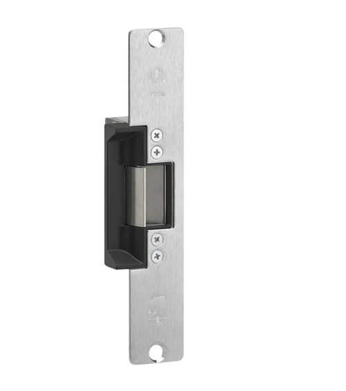 Adams Rite 7110 Electric Strike, 1-7/16" x 7-15/16" Flat Faceplate w/ Radius Corners for Aluminum, Hollow Metal or Wood Jamb
