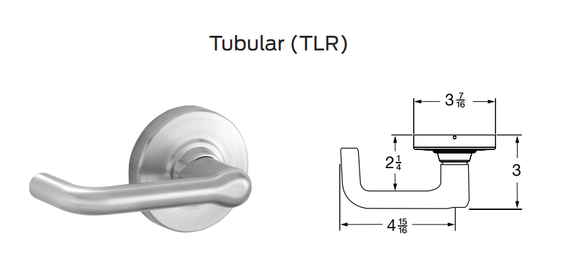 Schlage ND70LD TLR Heavy Duty Classroom Lever Lock, Less Cylinder