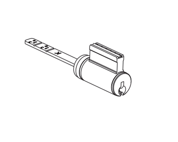 Accentra (Yale) 1807 Standard Cylinder for D Series Single Cylinder Deadbolts, 6-Pin
