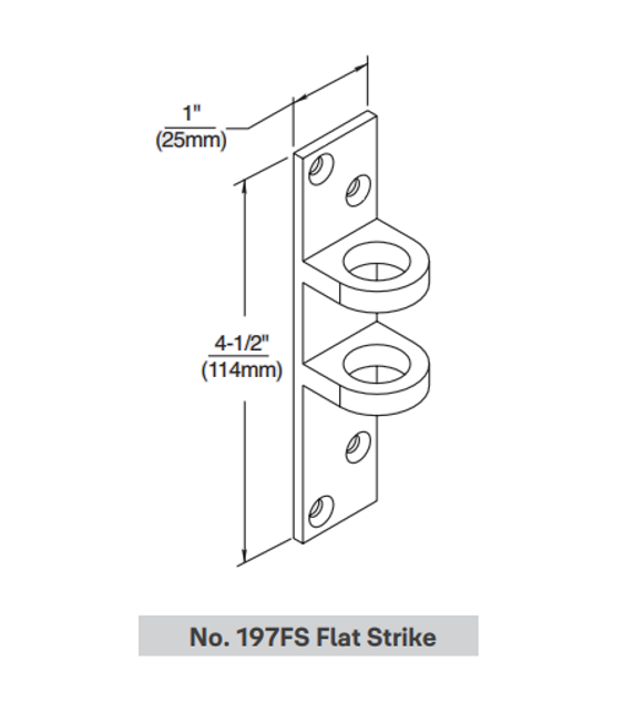 Yale 197F Jimmy Proof Deadlock, Single Cylinder, Flat Strike, Sprayed Brass Finish