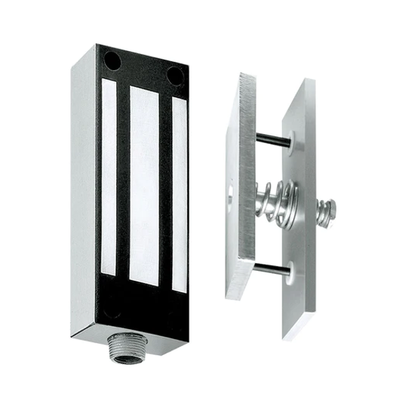 Securitron M62FG-SASM Gate Magnalock w/ 1200 lbs Holding Force, Face Drilled, Gate Conduit, Shock Absorbing Strike Mount