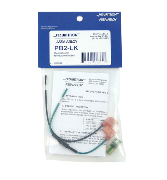 Securitron PB3-LK Illumination Kit for PB3E, PB3EN, EEB3N Push Button