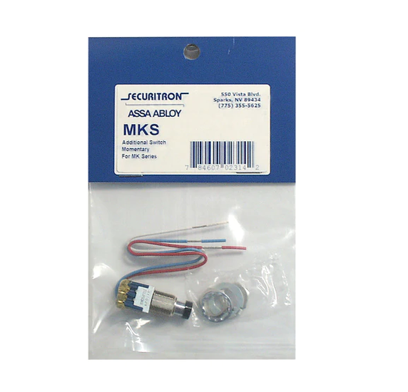 Securitron MKS2 Additional Switch, Momentary, DPDT for MK Series