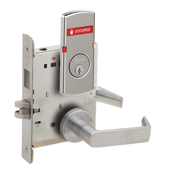 Schlage L9466P 06A IS-OCC Utility Room/Storeroom Mortise Lock w/ Interior Vacant/Occupied Indicator