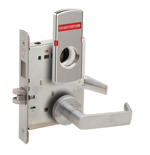 Schlage L9466L 06A IS-DND Utility Room/Storeroom Mortise Lock w/ Interior Do Not Disturb Indicator