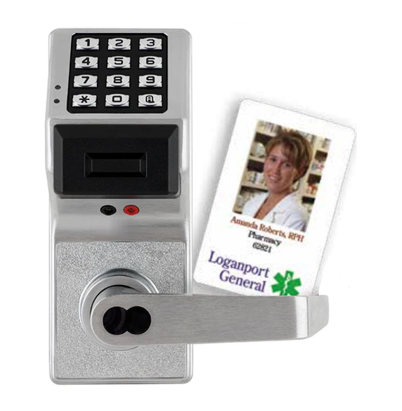Alarm Lock PDL3000IC Trilogy Digital Prox Card Lock w/ Audit Trail, SFIC Prep, Less Core