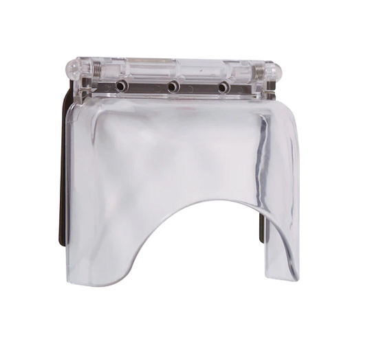 STI-6516 Mini Bopper Stopper w/ Spring Loaded Hinge, Clear