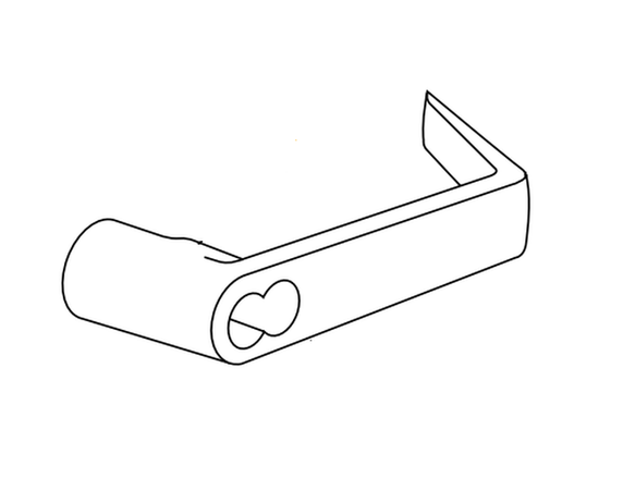 Alarm Lock HW616G Outside Lever for DL Series, SFIC