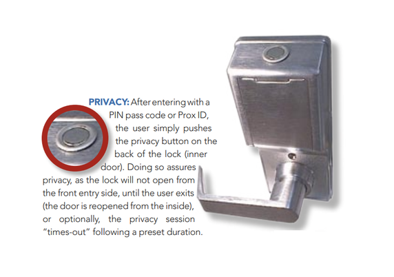 Alarm Lock DL4100IC Trilogy Digital Keypad Lock w/ Privacy Feature and Audit Trail, SFIC Prep, Less Core