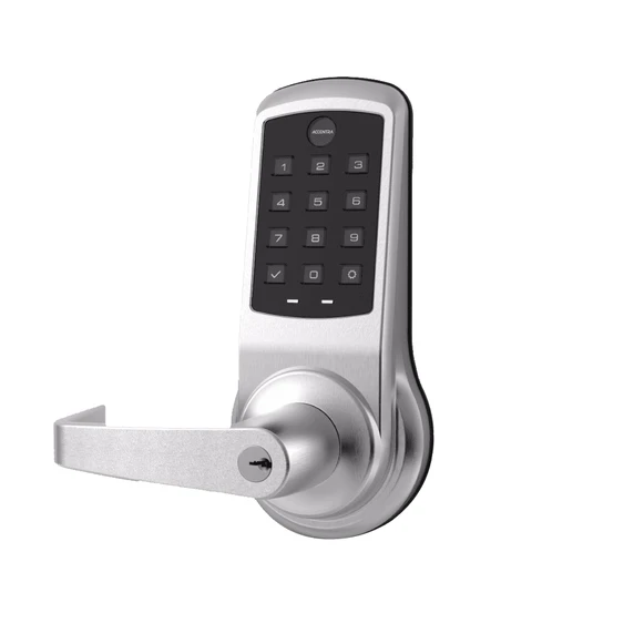 Accentra (Yale) AU-NTB613-NR Nextouch Pushbutton Keypad Lock, w/ Cylinder Override