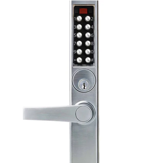 Dormakaba E-Plex E3265MSNL Narrow Stile Lever Trim for Mortise Deadlatch w/ Schlage C Keyway