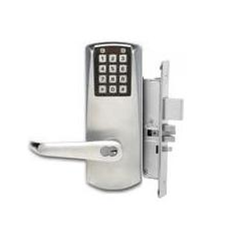 Dormakaba E-Plex E2067XSLL Electronic Pushbutton Mortise Lock w/ Deadbolt, Schlage C Keyway