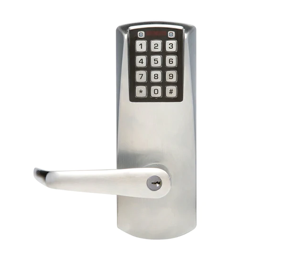 Dormakaba E-Plex E2067XSLL Electronic Pushbutton Mortise Lock w/ Deadbolt, Schlage C Keyway