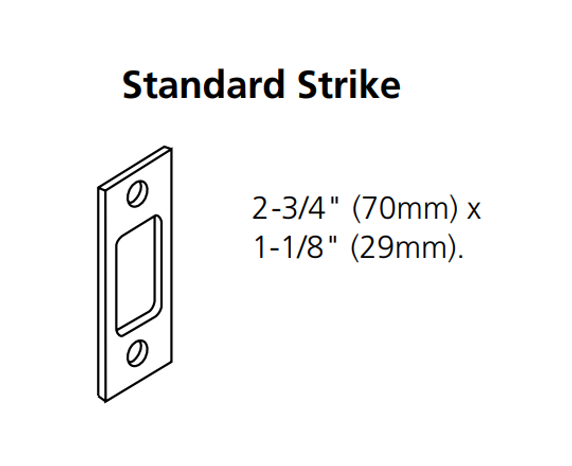 Corbin Russwin DL3060 Thumbturn x Blank Cylindrical Deadlock