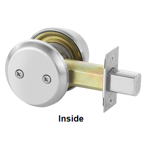 Sargent 486 Grade 1 Single Cylinder x Blank Plate Deadbolt