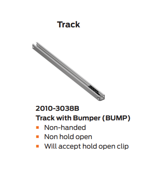 LCN 2013-BUMPER RH Concealed Standard Track Door Closer w/ Bumper, In Frame, Size 3, Right Hand