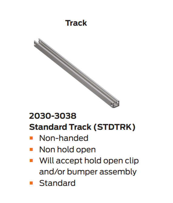 LCN 2034-STD Concealed Standard Track Door Closer, In Tube, Size 4