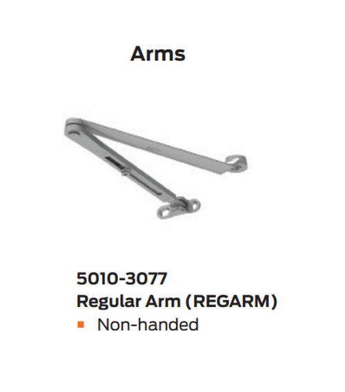 LCN 5011-REG Regular Arm Concealed Door Closer, In Frame, Size 1