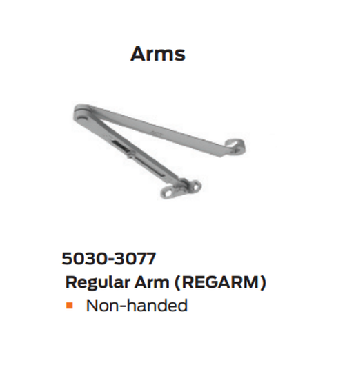 LCN 5034-REG Regular Arm Concealed Door Closer, In Tube, Size 4