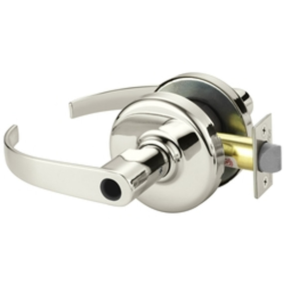 Corbin Russwin CL3132 PZD 618 LC Grade 1 Institutional/Utility Conventional Less Cylinder Cylindrical Lever Lock Bright Nickel Finish