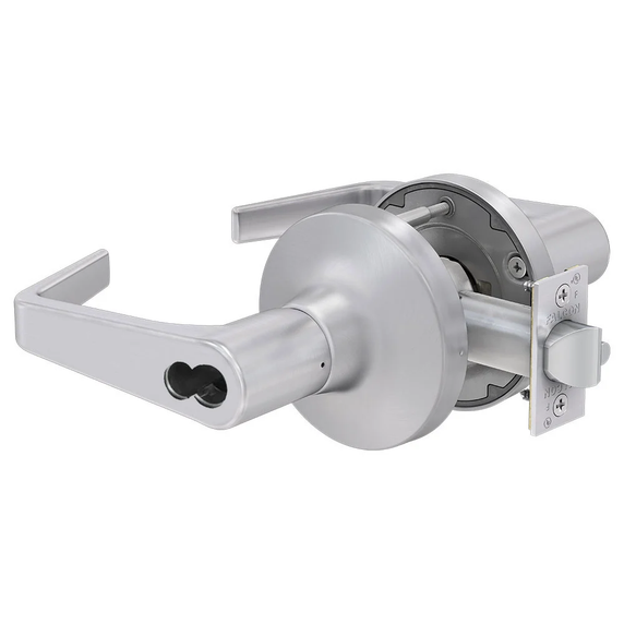 Falcon TM511J DAN Entry/Office Lever Lock, w/ Schlage FSIC Prep, Dane Style