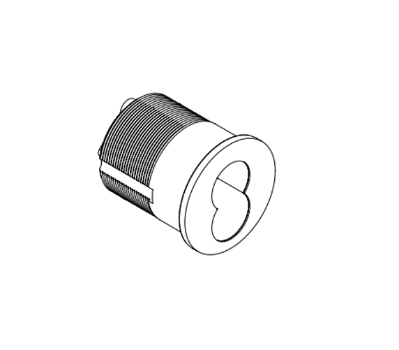 Dorma 97x09138 1-3/8" SFIC Mortise Housing for 7-pin Core