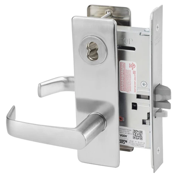 Corbin Russwin ML2069 NSM CL6 Institutional Privacy Mortise Lock, Accepts Large Format IC Core (LFIC)