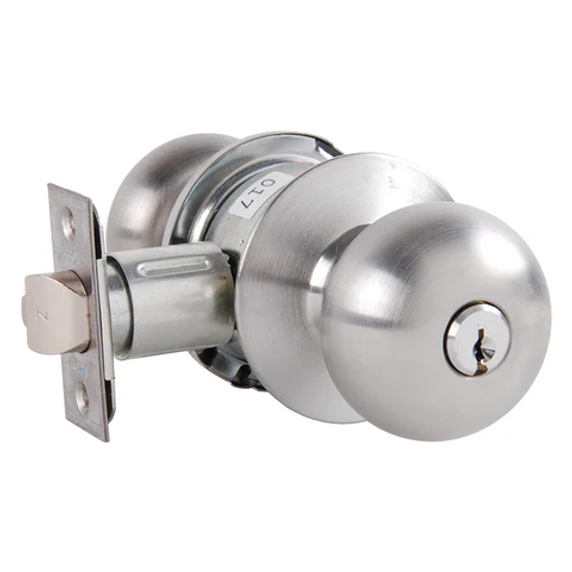 Arrow MK11-TA Grade 2 Entrance Cylindrical Knob Lock w/ Tudor Knob