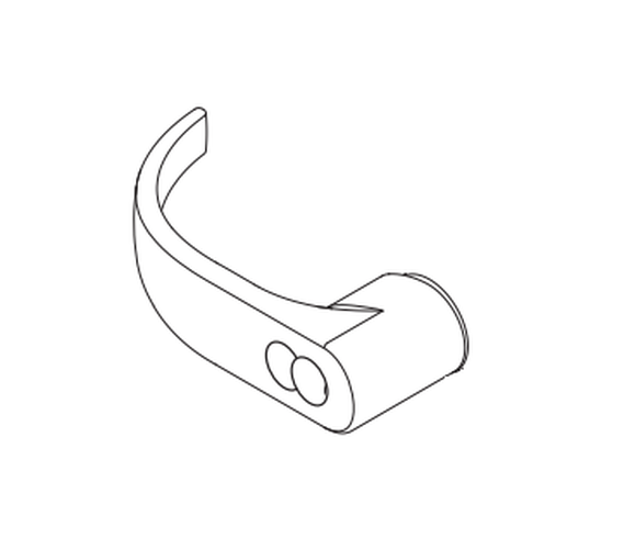 Falcon 030744-002 SFIC Quantum Lever, Outside for T Series