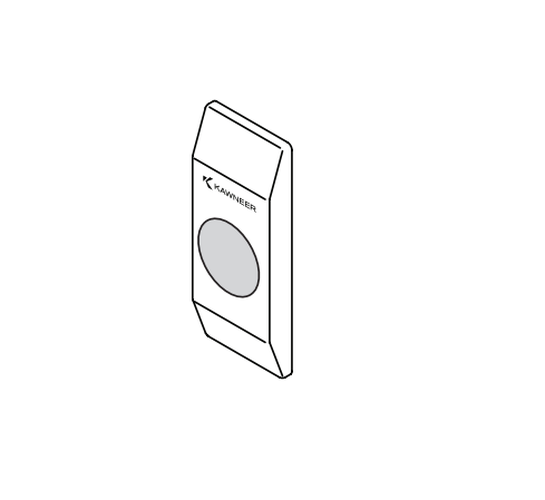 Kawneer KW133626 Cylinder Mounting Pad for 1686 Exit Device