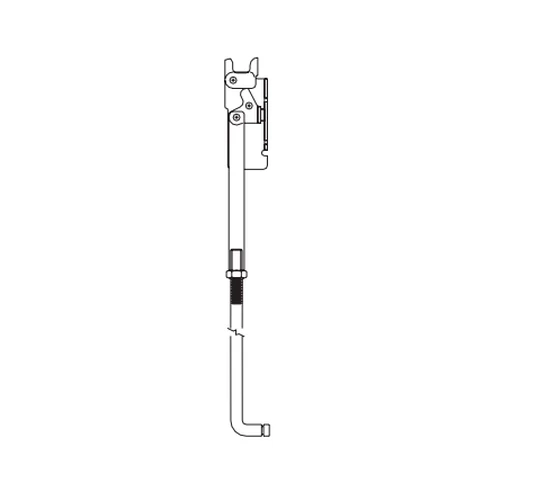 Kawneer KW033466 Upper Rod Assembly for Falcon 1690 and 1990 Exit Device, 7' Door